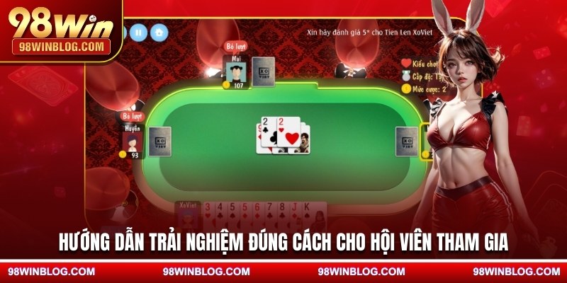 Hướng dẫn trải nghiệm đúng cách cho hội viên tham gia